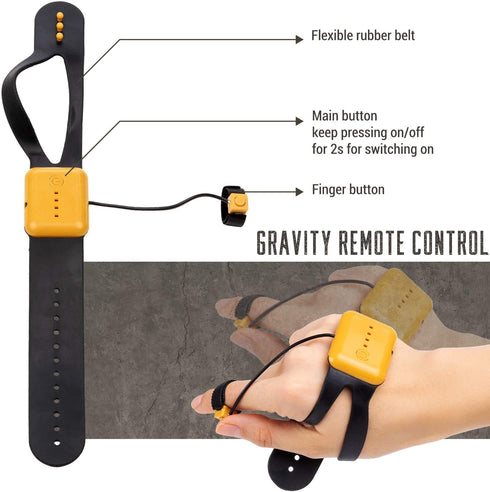RC Transforming Excavator, Remote Control with Device and Bracelet Watch